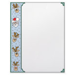 Santa and Reindeer Letterhead