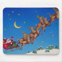 Santa and Reindeer Mousepad by Ryne800 Santa and Reindeer Mousepad