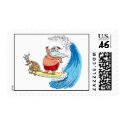 saNtA aNd RuDoLf postage