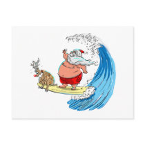 saNtA aNd RuDoLf postcards