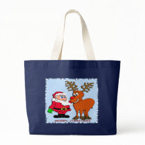 Santa and Rudolph Bag