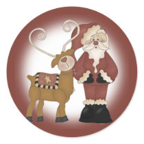 Santa and Rudolph