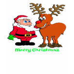 Santa and Rudolph T-Shirts & Gifts