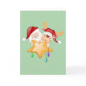 Santa and Rudy Star cards