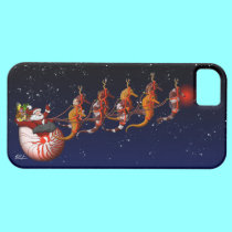 Santa and Seahorse Sleight iPhone 5 casemate cases