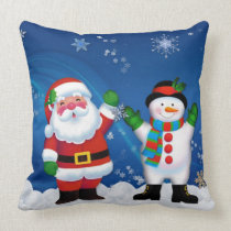 Santa and Showman pillows