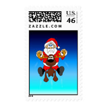 Santa and Smooshy postage by cimmerrian Santa and Smooshy postage