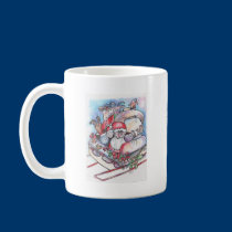 Santa and the Animals mugs