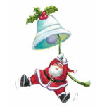 Santa and the Bell Tee Shirts