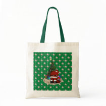 Santa and the Christmas Tree Bag