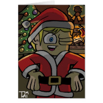 Santa Andy Christmas Card cards