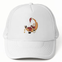 Santa Asleep on Moon Tshirts and Gifts hats by christmasshop Santa Asleep on Moon Tshirts and Gifts hats
