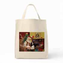 Santa At Home  Cavalier King Charles (two) bags
