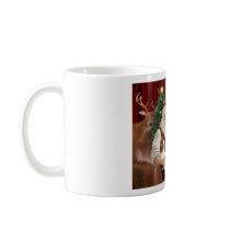 Santa At Home  Cavalier King Charles (two) mugs