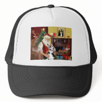 Santa At Home - Great Dane (Harlequin) hats by dogartchristmasgifts Santa At Home - Great Dane (Harlequin) hats