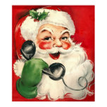 Santa at the Phone posters