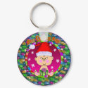 Santa Baby Asian keychains