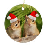 Santa Baby Chipmunks Christmas Ornament