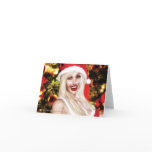 Santa Baby Christmas Glow card by Alicia Hollinger