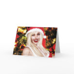 Santa Baby Christmas Glow card by Alicia Hollinger