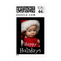 Santa Baby Happy Holidays Christmas Postage Stamp