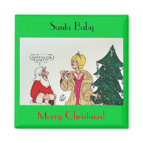 Santa Baby magnets by codfishlady Santa Baby magnets