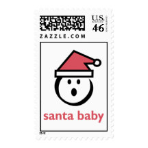 santa baby postage stamp