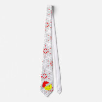 'santa baby' SMILEY FACE CHRISTMAS TIE