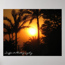 Santa Barbara Beach Poster