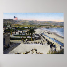 Santa Barbara California Beach Posters