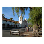 Santa Barbara Mission, California Postcard