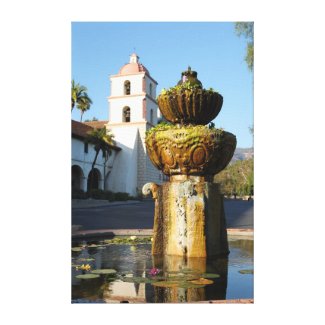 Santa Barbara Mission Fountain