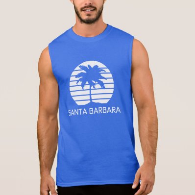 Santa Barbara Retro Sleeveless Shirts