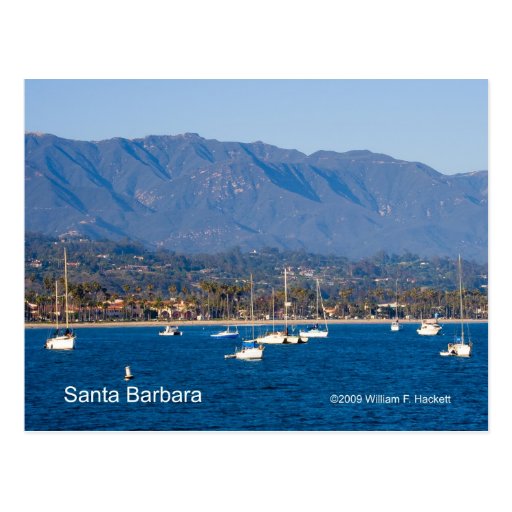 Santa Barbara Sailboats Products, California Postcards