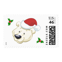 Santa Bear postage