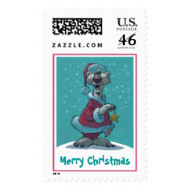 Santa Bear Stamp