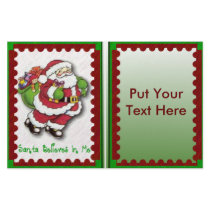 Santa Believes In Me Stationary stationery by CreatureCreations Santa Believes In Me Stationary stationery