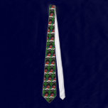 SANTA BOBO the BLACK CAT - Christmas tie