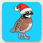 Santa Bobwhite Beverage Coaster