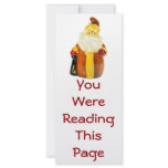 Santa Bookmark Template Custom Rack Cards