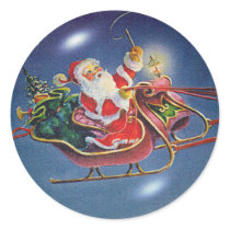 SANTA BUBBLE by SHARON SHARPE stickers