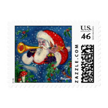 SANTA BUGLER /  CHRISTMAS NIGHT POSTAGE