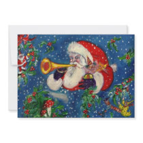 SANTA BUGLER , CHRISTMAS PARTY INVITATION by bulgan_lumini SANTA BUGLER , CHRISTMAS PARTY INVITATION