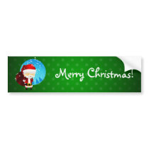 Santa Bumper Sticker