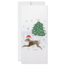 Santa Bunny rack cards