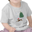 Santa Bunny t-shirts