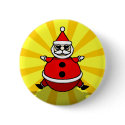 SANTA Button by kooky SANTA Button
