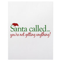 Santa Called Flyer
