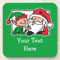 Santa, Can We Talk cork coasters