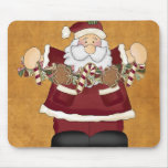 Santa &amp; Candy Garland Mouse Pads